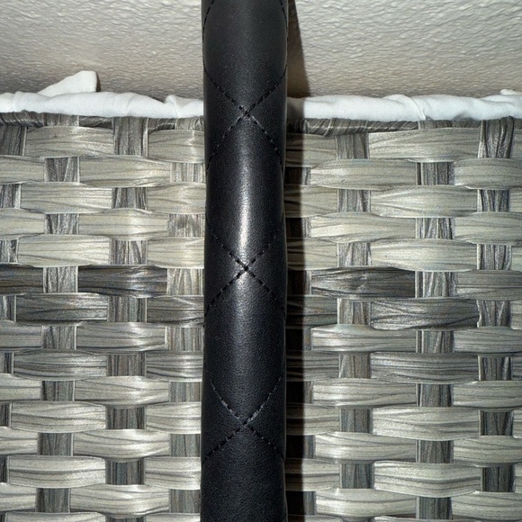 Michael Kors Quilted Black Leather Accordion Zip Wallet Organizer- Gold Accents - Picture 10 of 15